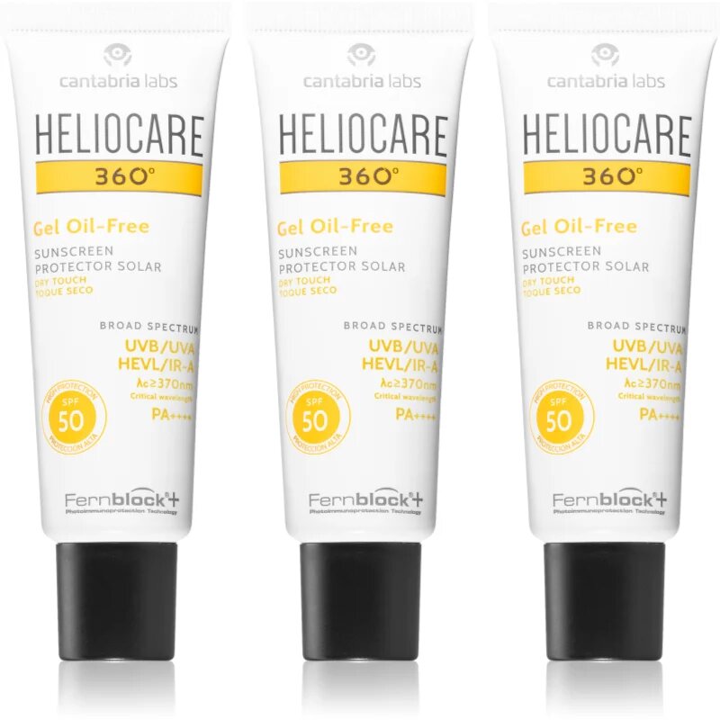 Heliocare 360° Gel Oil-Free гел за слънчеви бани SPF 50