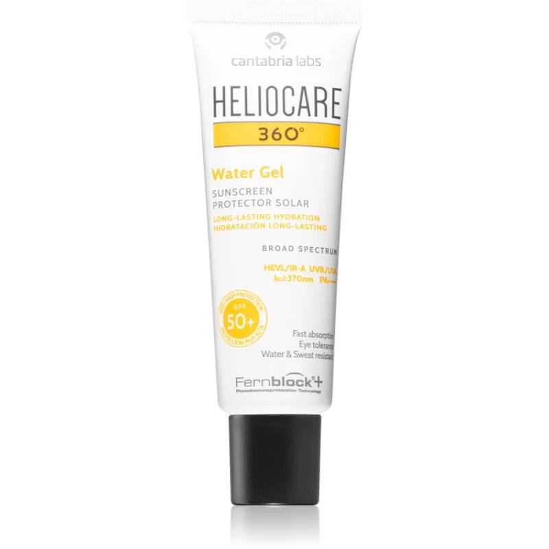 Heliocare 360° Water Gel Sunscreen слънцезащитен хидратиращ гел SPF 50+ 50 мл.