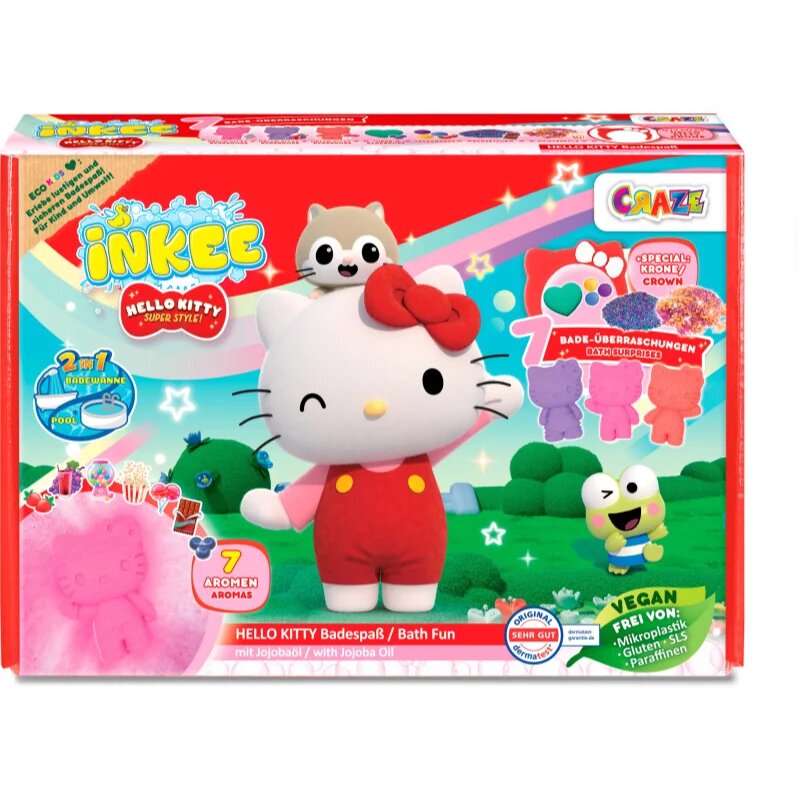 Hello Kitty Gift Box Bath подаръчен комплект за вана за деца