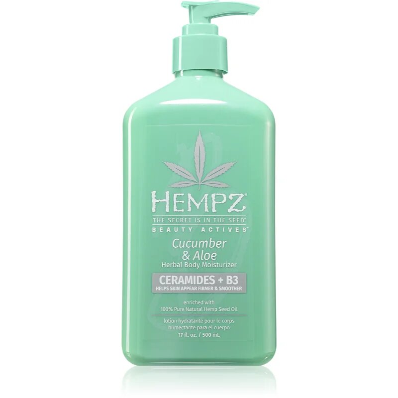 HEMPZ Cucumber & Aloe крем за тяло 500 мл.
