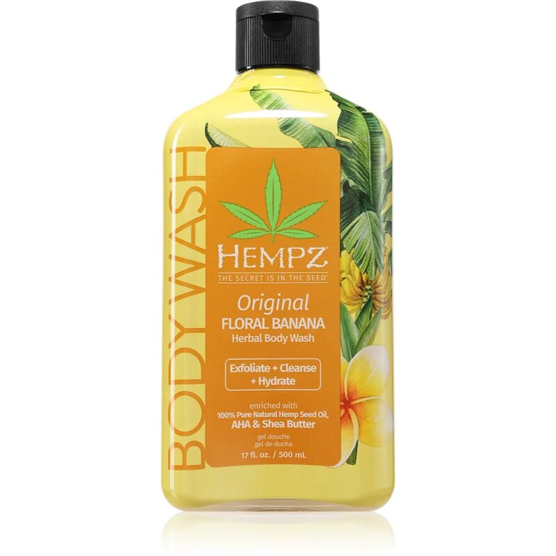 HEMPZ Floral Banana душ гел за тяло 500 мл.