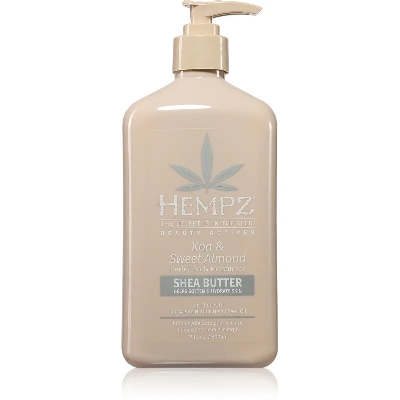 HEMPZ Koa & Sweet Almond хидратиращо мляко за тяло 500 мл.