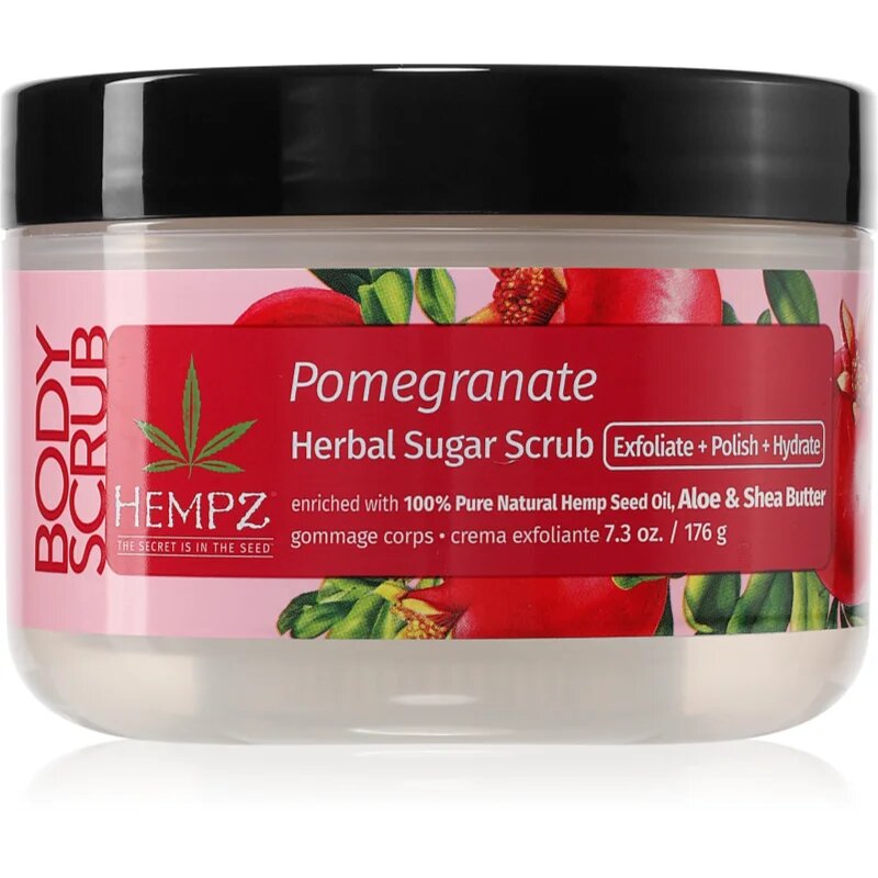 HEMPZ Pomegranate пилинг за тяло 176 гр.