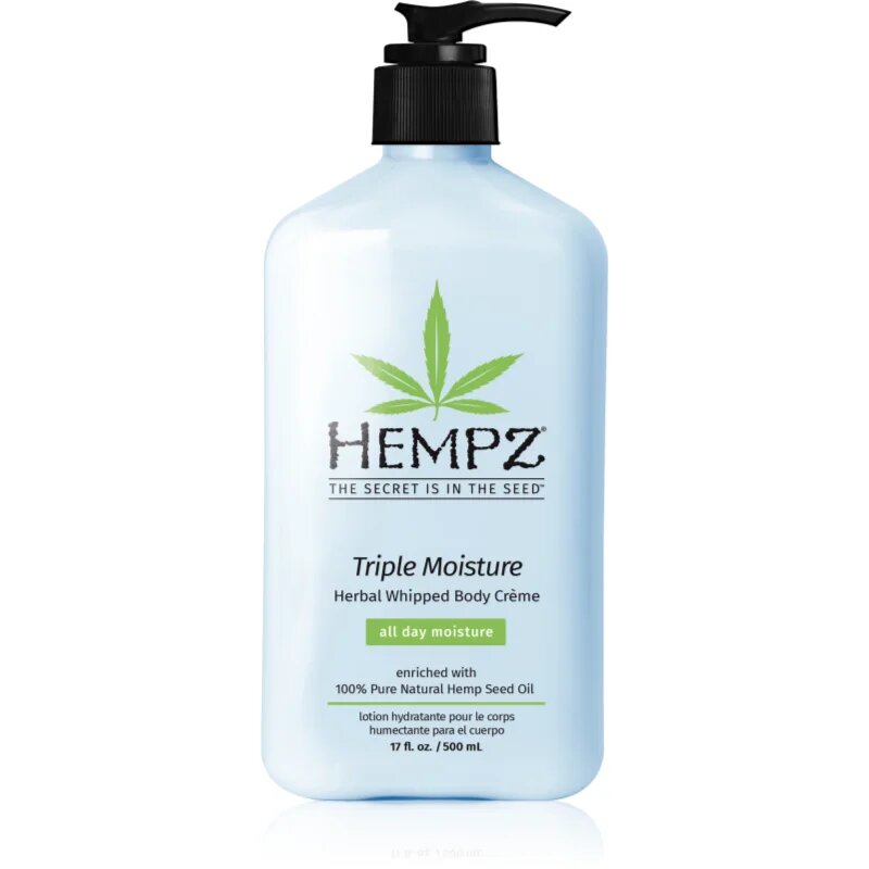 HEMPZ Triple Moisture хидратиращо мляко за тяло 500 мл.