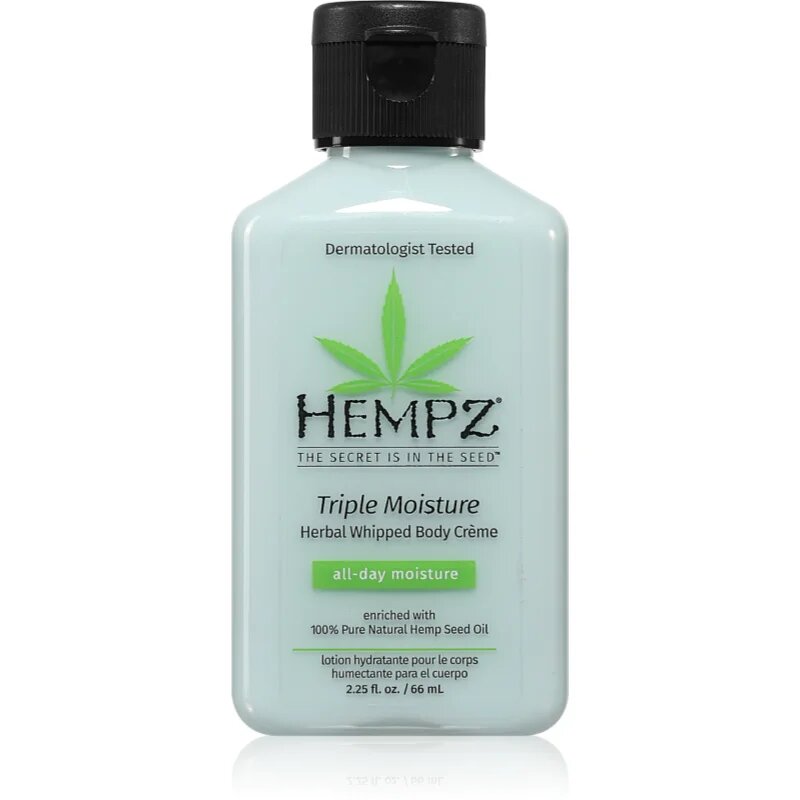 HEMPZ Triple Moisture хидратиращо мляко за тяло 66 мл.
