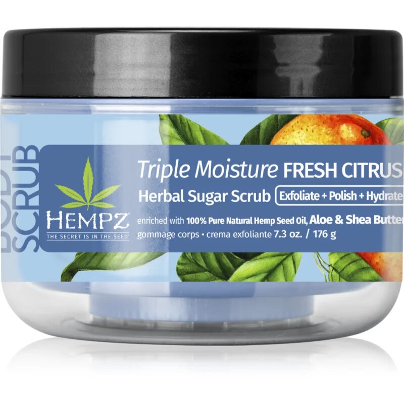 HEMPZ Triple Moisture пилинг за тяло 176 гр.