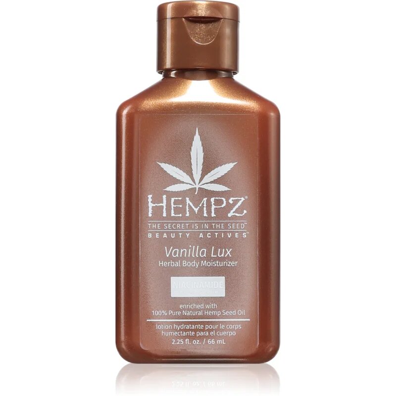 HEMPZ Vanilla Lux тоалетно мляко за тяло 66 мл.