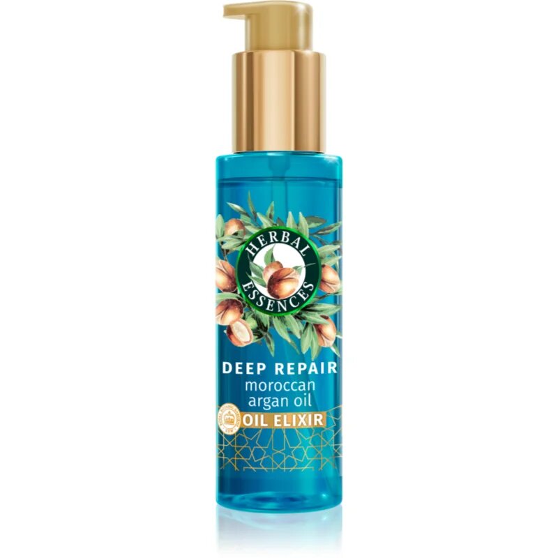 Herbal Essences Deep Repair Moroccan Argan Oil еликсир без отмиване за увредена и крехка коса 95 мл.