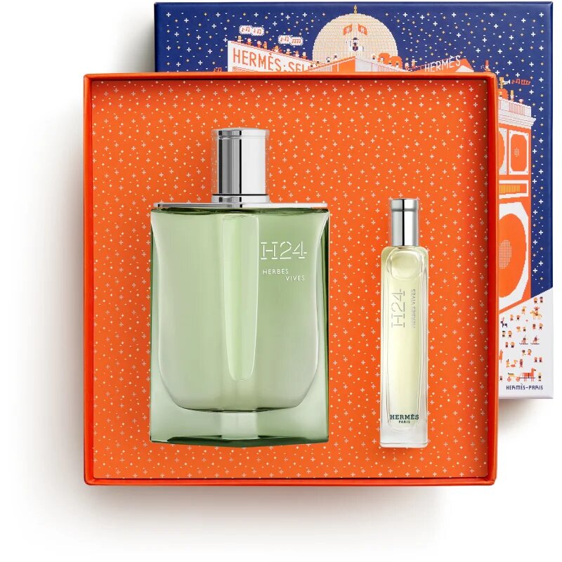 Hermes H24 Herbes Vives EDP Set подаръчен комплект за мъже
