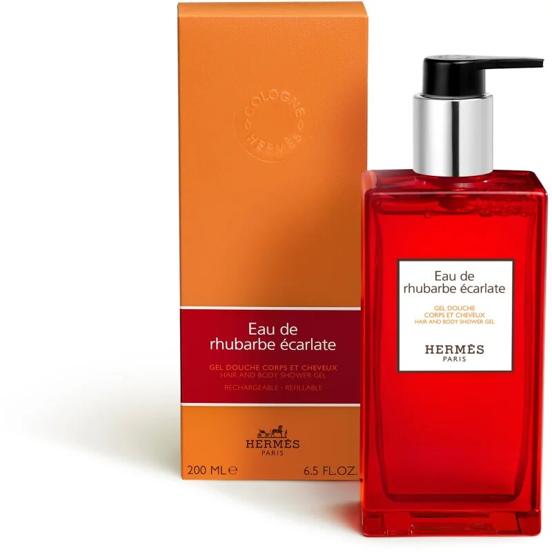 Hermes Le Bain Eau de rhubarbe écarlate душ гел за тяло и коса унисекс 200 мл.