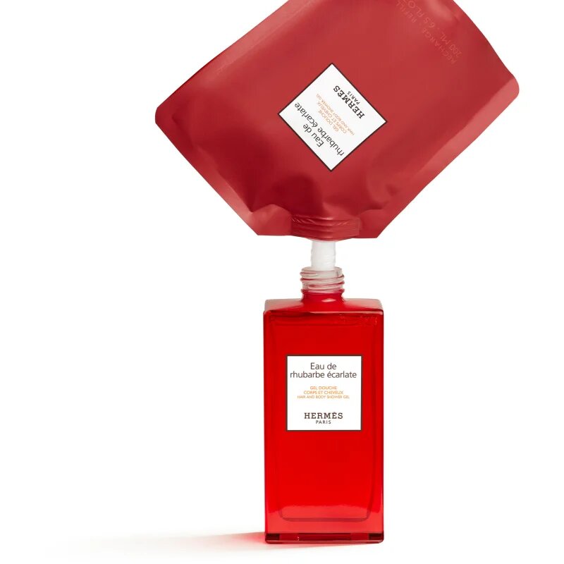 Hermes Le Bain Eau de rhubarbe écarlate душ гел за тяло и коса унисекс 200 мл.