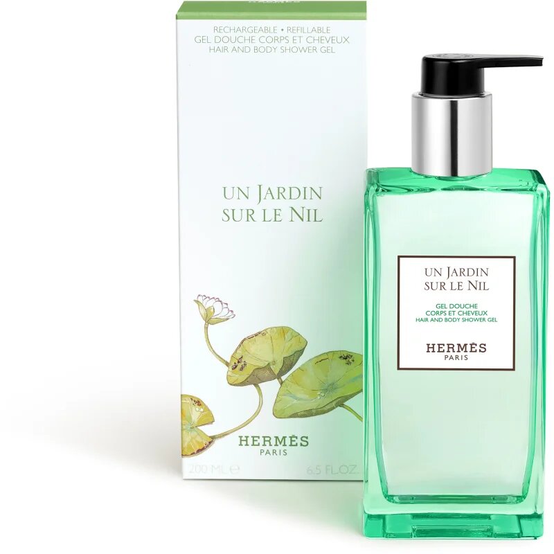 Hermes Le Bain Un Jardin sur le Nil душ гел за тяло и коса унисекс 200 мл.