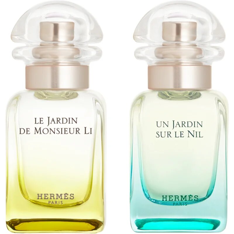 Hermes Parfums-Jardins Collection Un Jardin sur le Nil and Le Jardin de Monsieur Li the fragrance d комплект унисекс