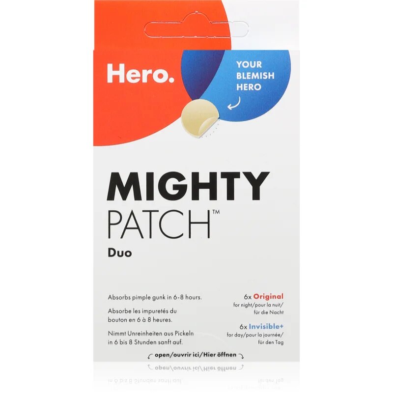 Hero Cosmetics Mighty Patch Duo лепенка против акне 12 бр.