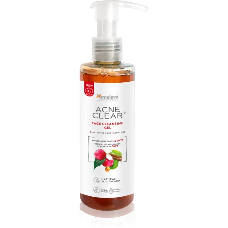 Himalaya Herbals Acne Clear+ Face Cleasing Gel почистващ гел против акне 200 мл.