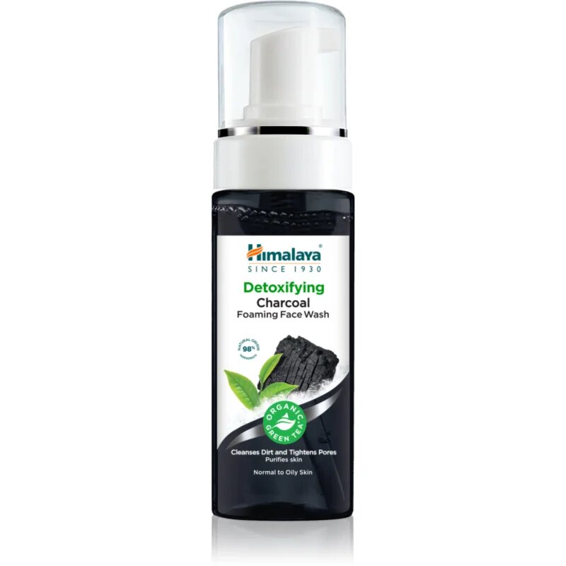 Himalaya Herbals Detoxifying Charcoal почистваща пяна за лице с черен въглен 150 мл.