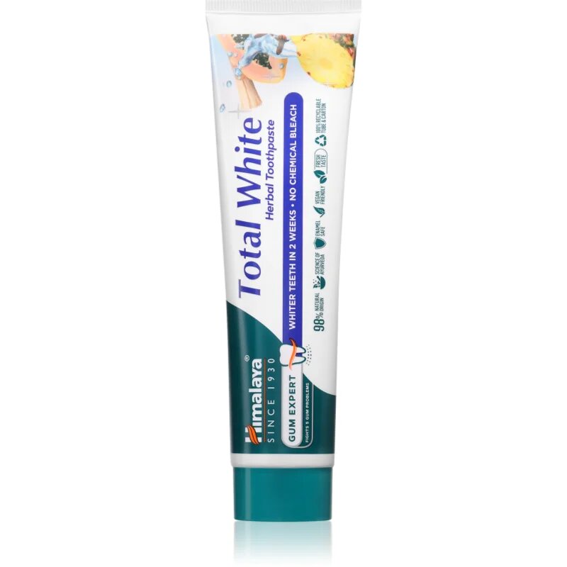 Himalaya Herbals Gum Expert Total White билкова паста за зъби с избелващ ефект 100 мл.
