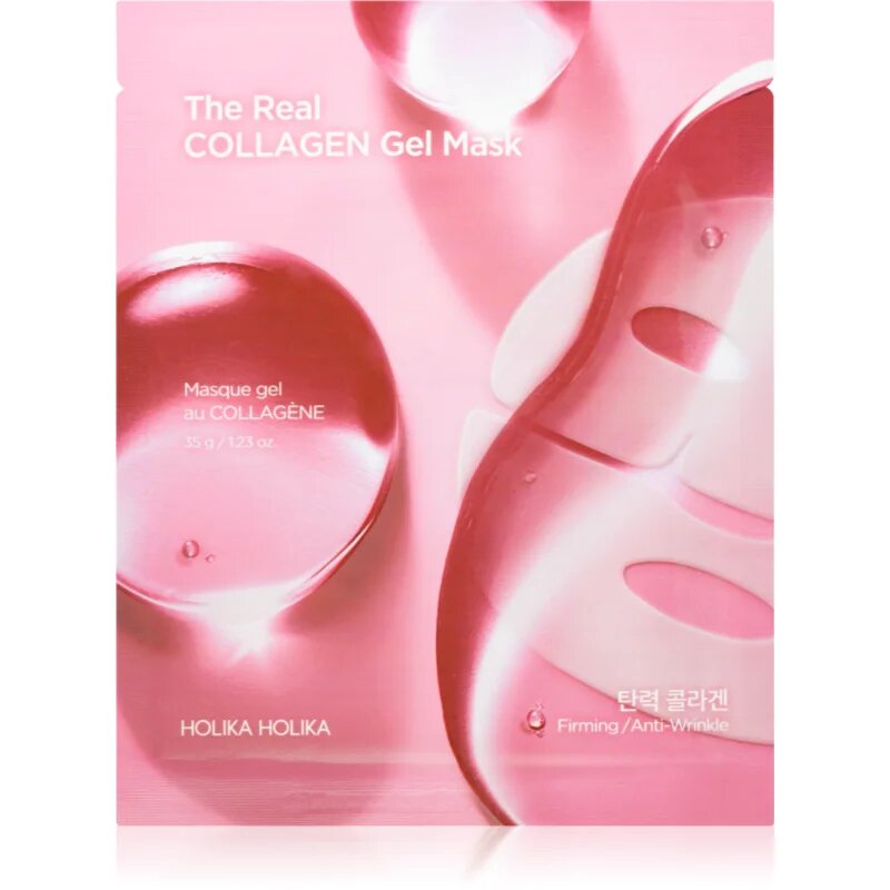 Holika Holika The Real Collagen Gel Mask платнена маска с колаген 35 гр.