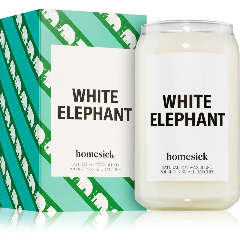 homesick White Elephant ароматна свещ 390 гр.