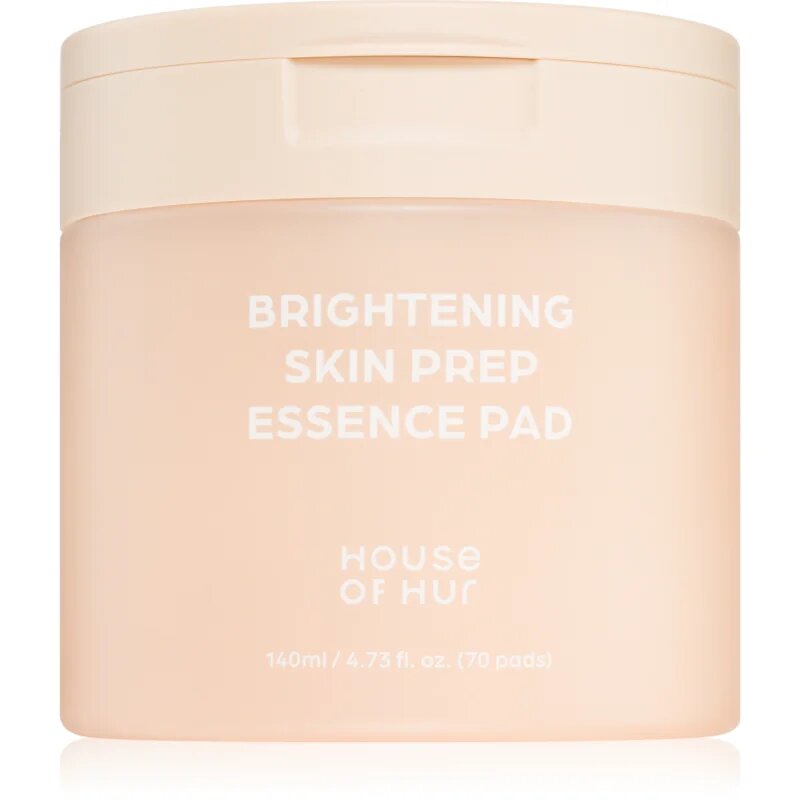House of Hur Brightening Skin Prep Essence Pad тонизиращи възглавнички да уеднакви цвета на кожата 140 мл.