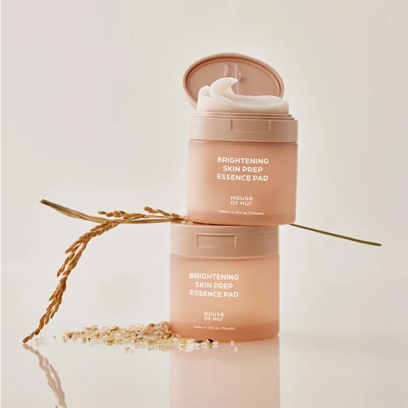 House of Hur Brightening Skin Prep Essence Pad тонизиращи възглавнички да уеднакви цвета на кожата 140 мл.