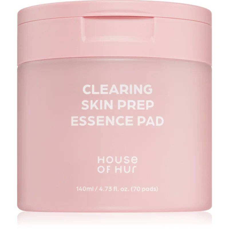 House of Hur Clearing Skin Prep Essence Pad ексфолиращи почистващи възглавнички с хидратиращ ефект 140 мл.
