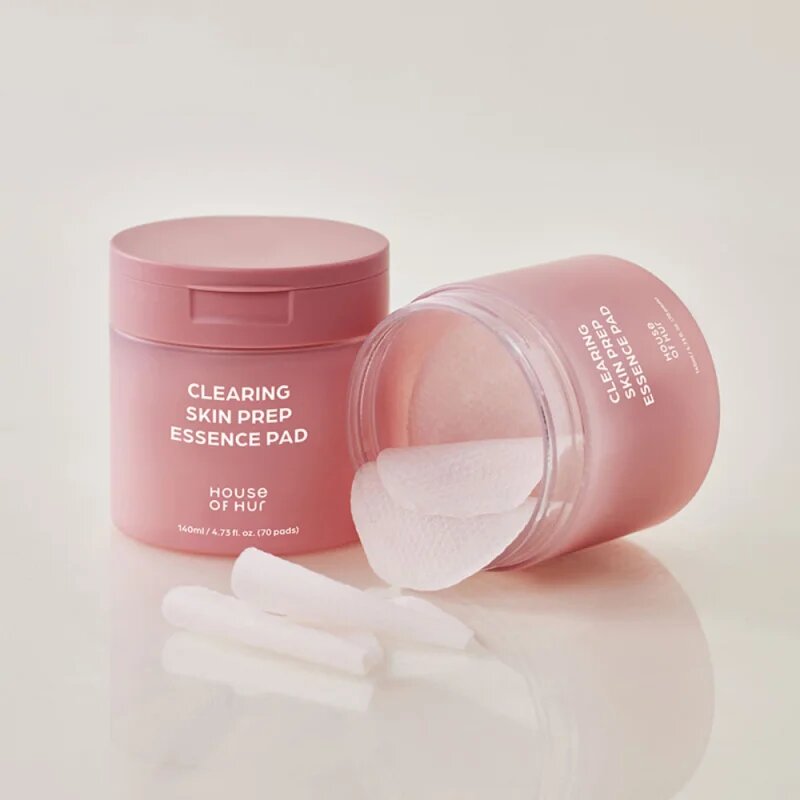House of Hur Clearing Skin Prep Essence Pad ексфолиращи почистващи възглавнички с хидратиращ ефект 140 мл.