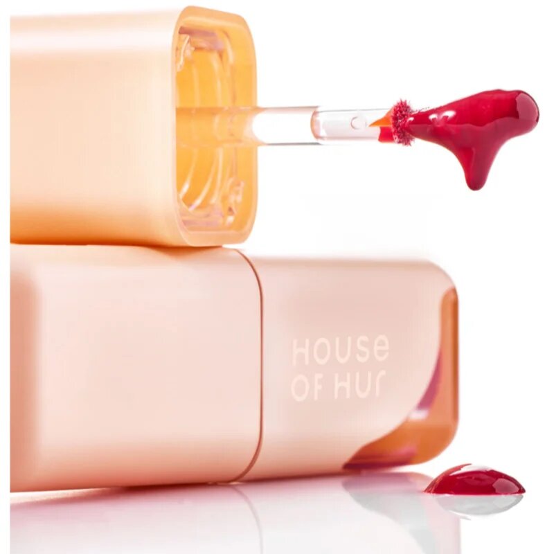 House of Hur Glowy Ampoule Tint дълготраен гланц за устни с хидратиращ ефект цвят 02 Brown Red 4.5 гр.