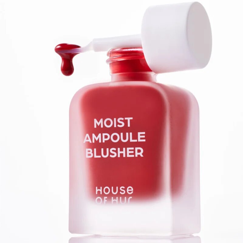House of Hur Moist Ampoule Blusher течен руж мини цвят 09 Ruby Red 10 мл.