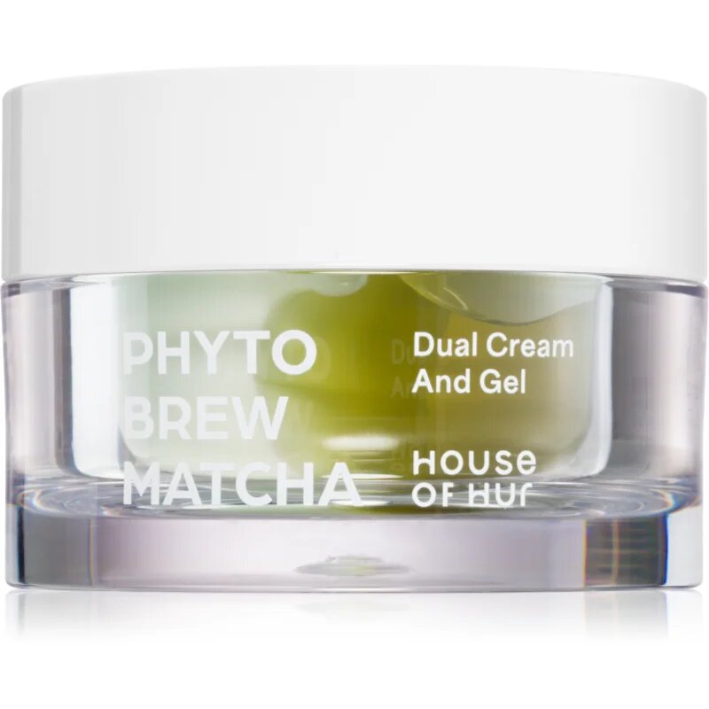 House of Hur Phyto Brew Matcha Dual Cream And Gel хидратиращ и озаряващ крем за лице двоен 50 мл.