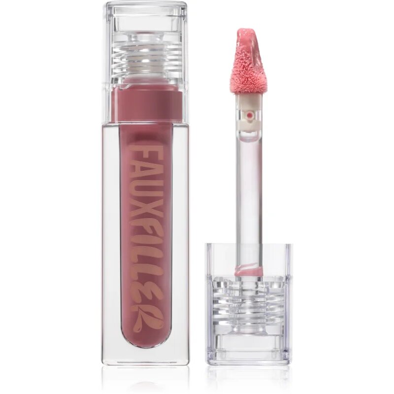Huda Beauty Faux Filler Lip Gloss блясък за устни за по-голям обем цвят Sugar Baby 3.9 мл.