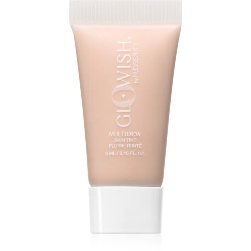 Huda Beauty MultiDew Skin Tint озаряващ тониращ крем с хидратиращ ефект цвят 03 LIGHT 5 мл.