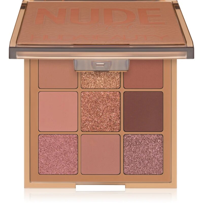 Huda Beauty Nude Obsessions палитра сенки за очи цвят Nude medium 34 гр.