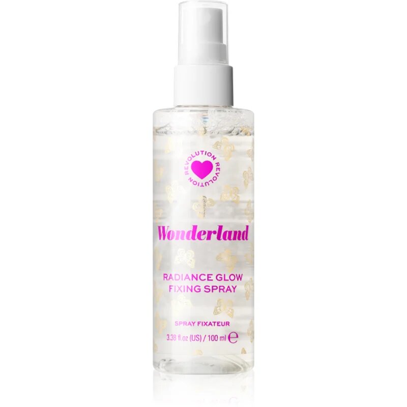 I Heart Revolution Butterfly озаряващ фиксиращ спрей с блясък с аромат Sweet and Floral 100 мл.