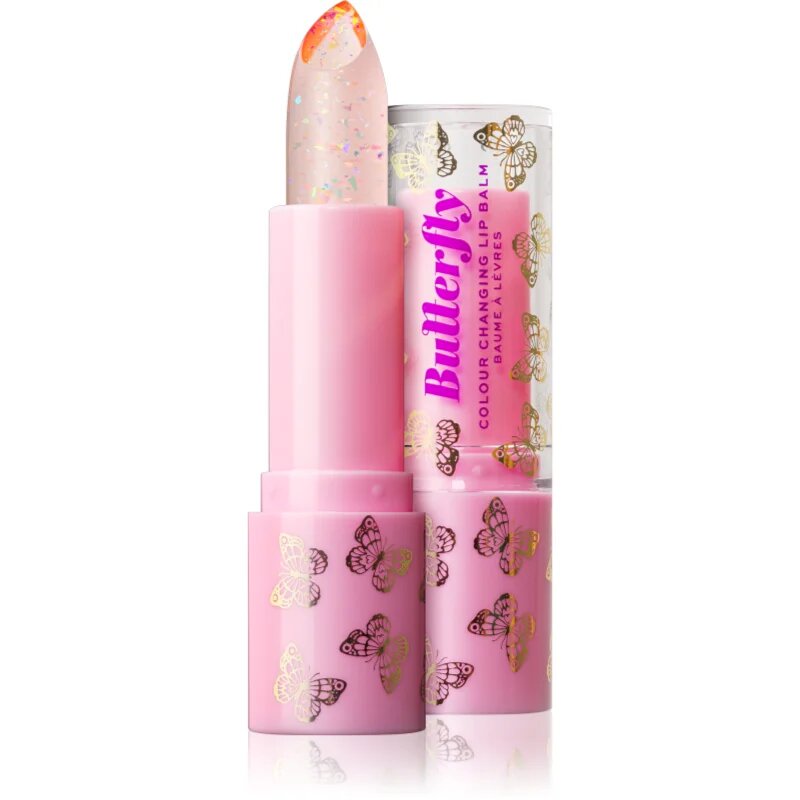 I Heart Revolution Butterfly самооцветяващ се рН балсам с блясък цвят Color Changing 3 гр.