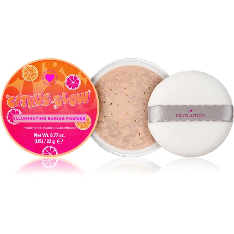 I Heart Revolution Citrus Glow Illuminating Baking Powder озаряваща насипна пудра 22 гр.