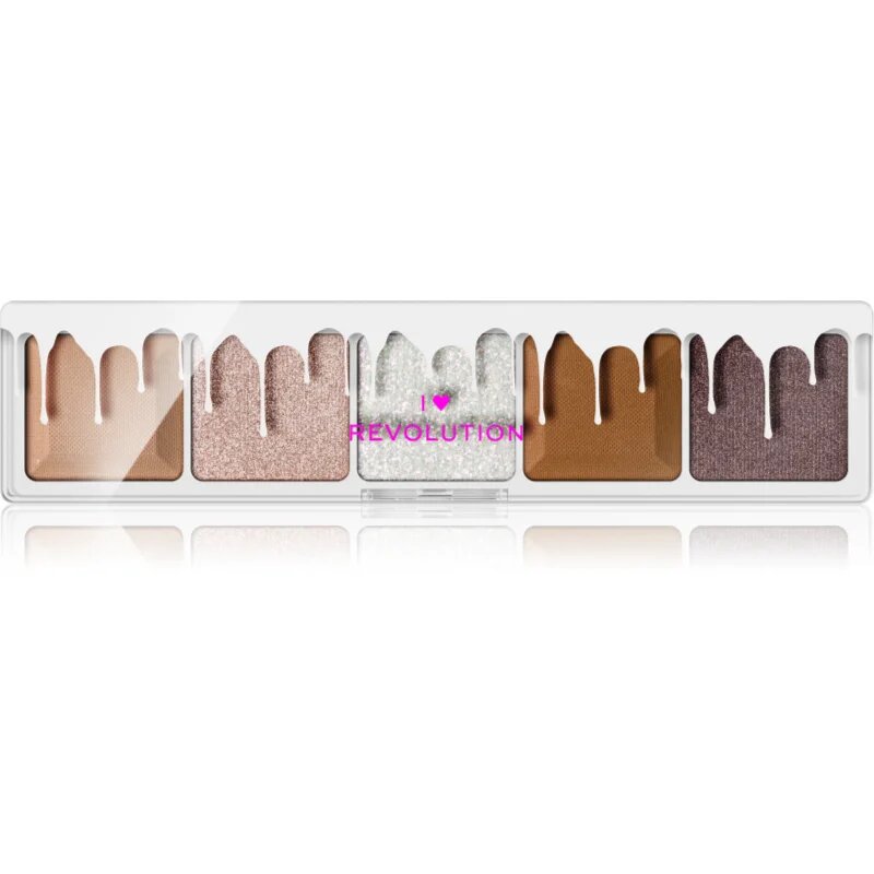 I Heart Revolution Mini Chocolate Palette палитра сенки за очи цвят White Vanilla Cream 55 гр.
