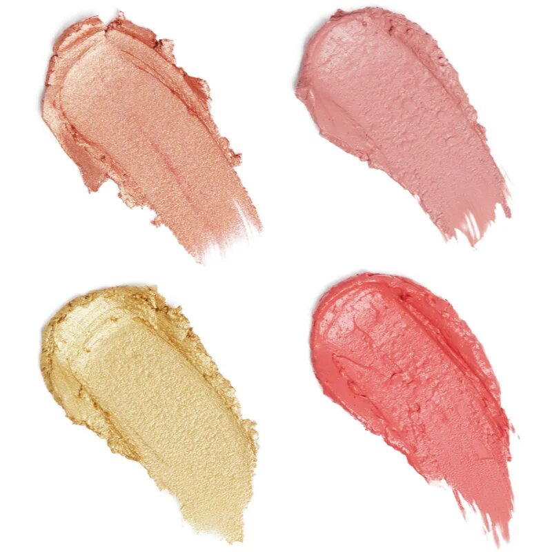 I Heart Revolution Sweet Chilli Blush & Highlight Quad палитра с хайлайтъри и ружове 4x0.9 гр.