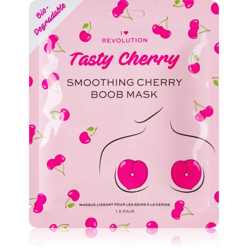 I Heart Revolution Tasty Cherry интензивна хидрогелна маска за стягане на шията 1 бр.