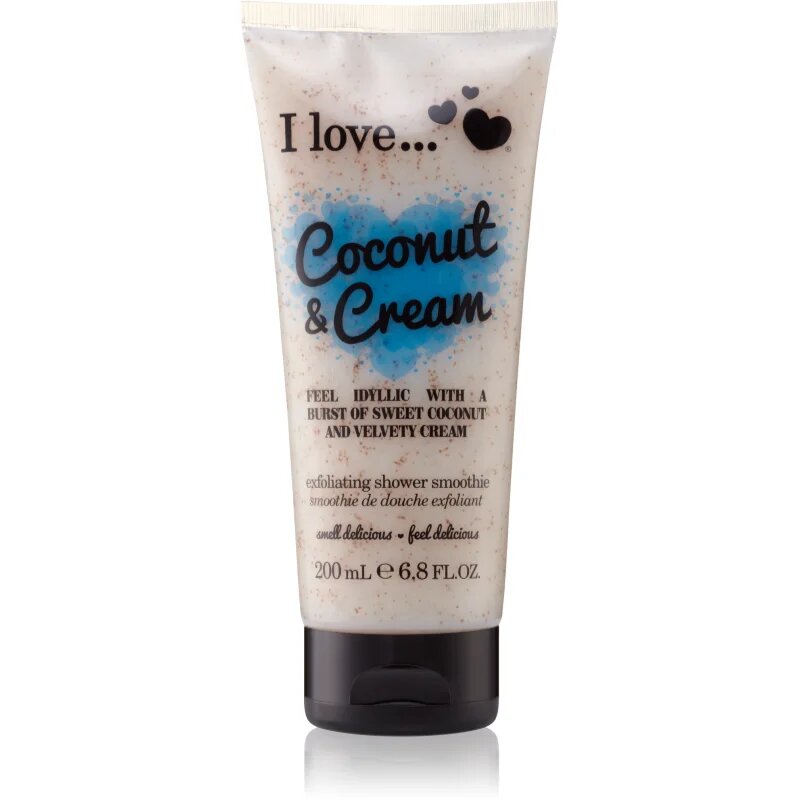 I Love Coconut & Cream душ пилинг 200 мл.
