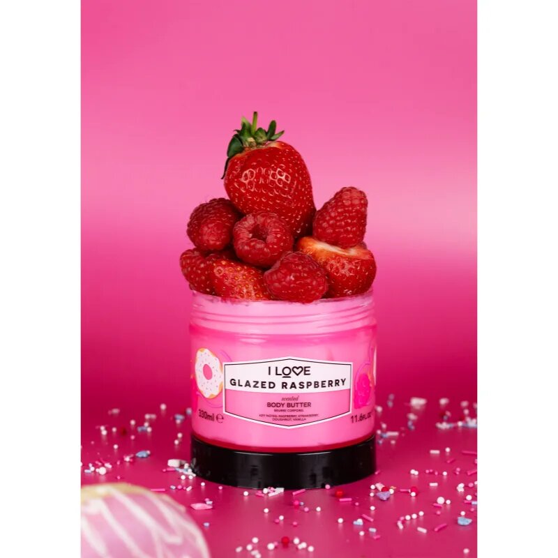 I Love Glazed Raspberry масло за тяло 330 мл.