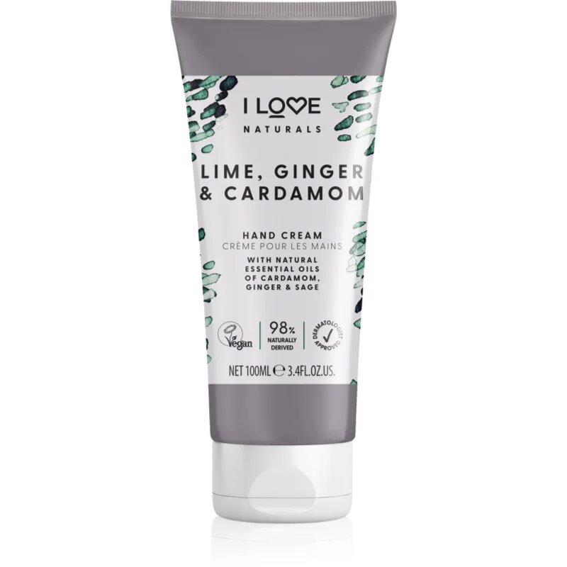 I Love Naturals Lime Ginger & Cardamom крем за ръце 100 мл.