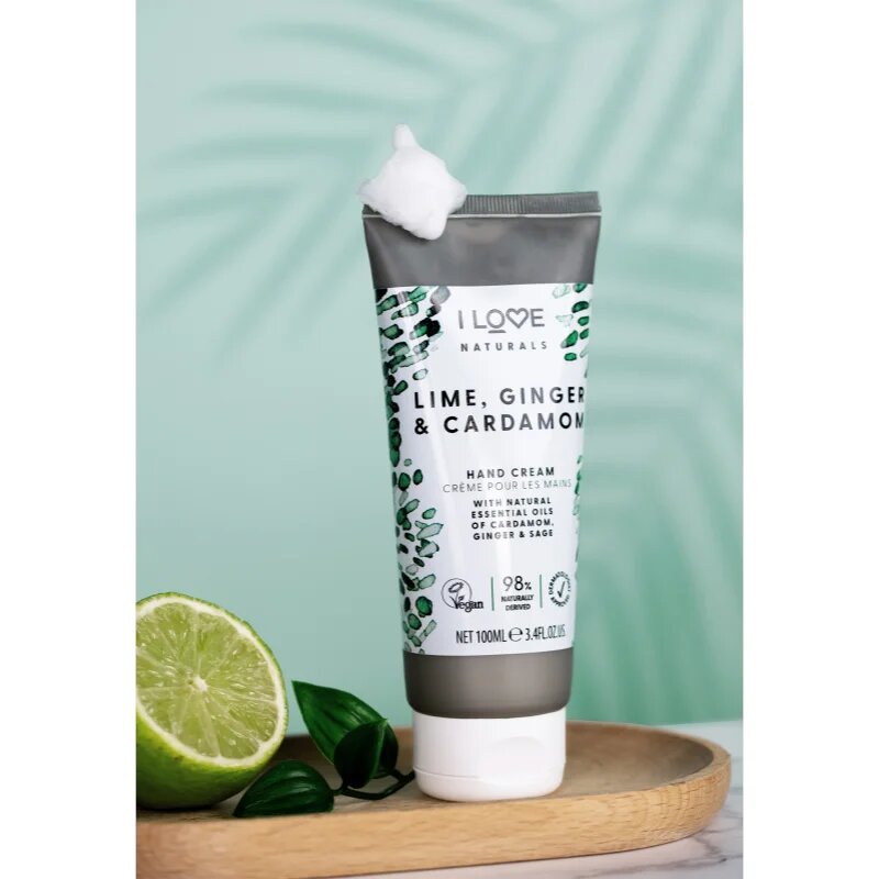 I Love Naturals Lime Ginger & Cardamom крем за ръце 100 мл.