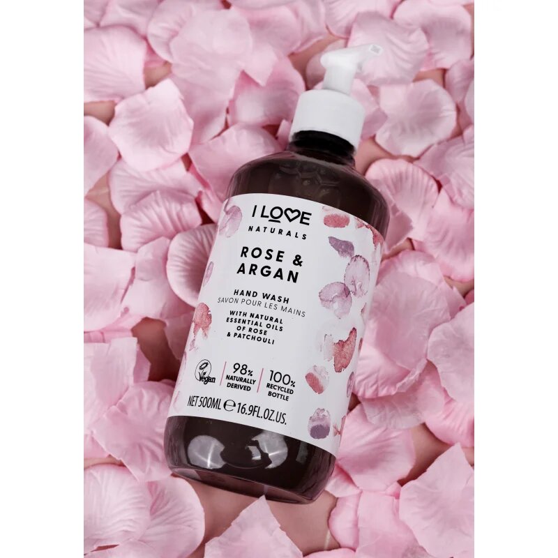 I Love Naturals Rose & Argan течен сапун за ръце 500 мл.