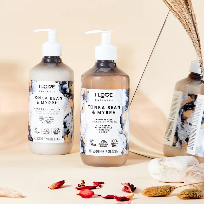 I Love Naturals Rose & Argan тоалетно мляко за тяло 500 мл.