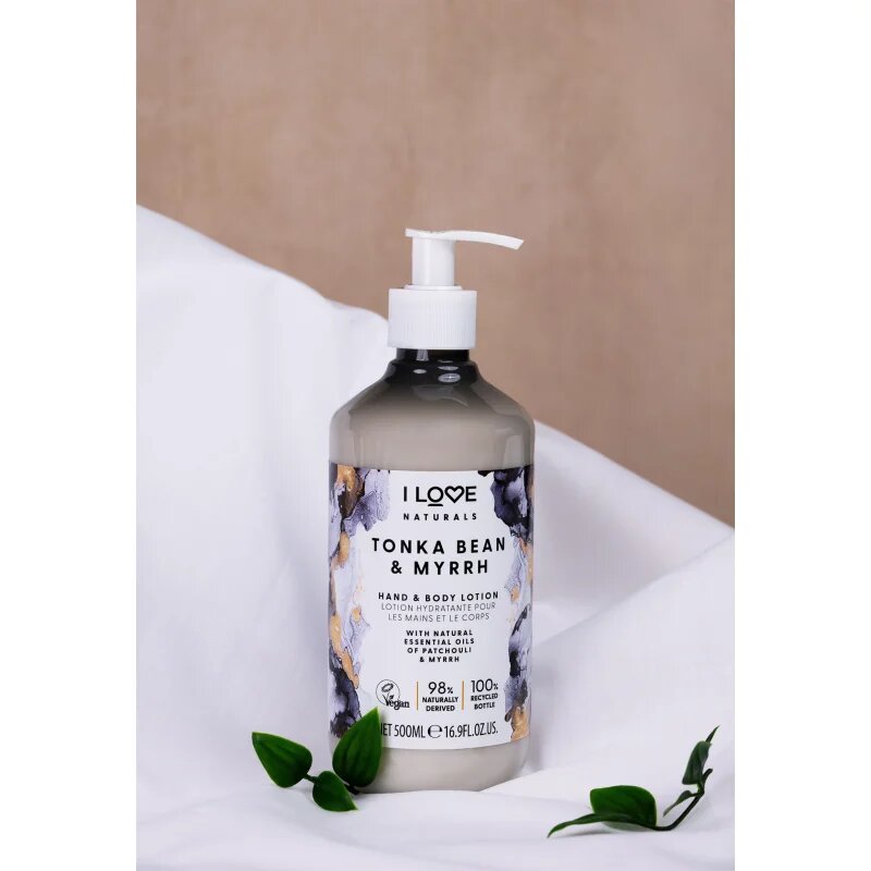 I Love Naturals Tonka Bean & Myrrh тоалетно мляко за тяло 500 мл.