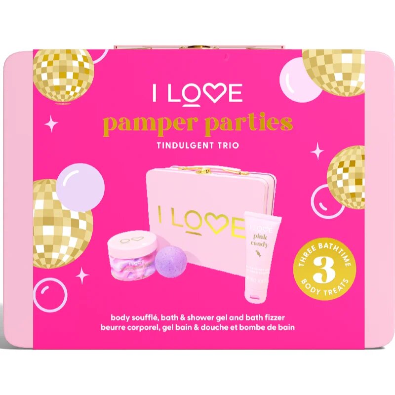 I Love Pamper Parties Tindulgent Trio подаръчен комплект в кутия