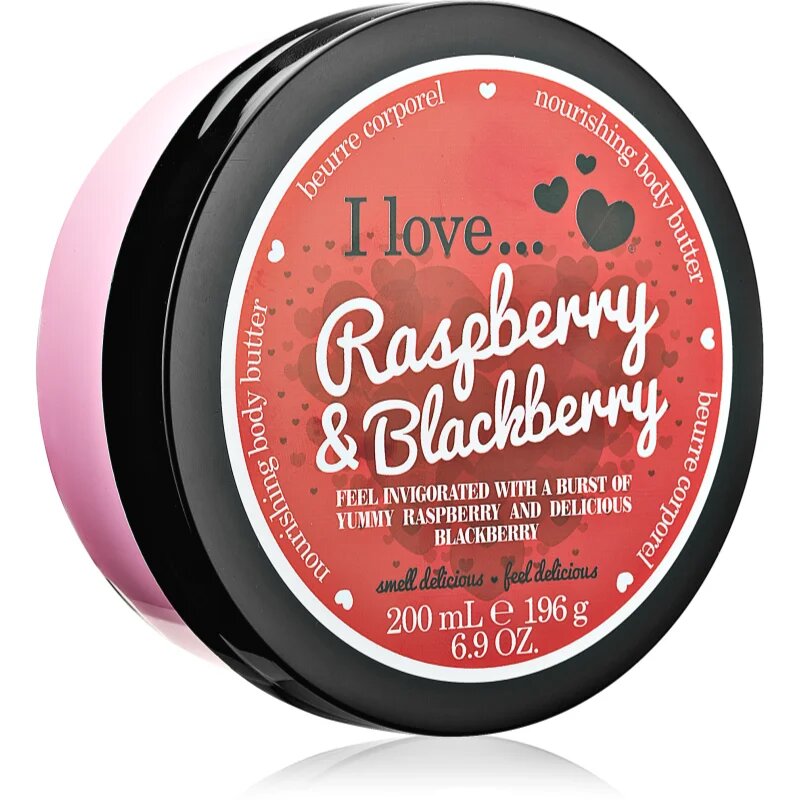 I Love Strawberries & Cream масло за тяло Raspberry & Blackberry 200 мл.
