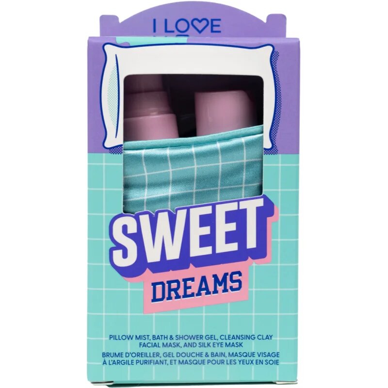 I Love Sweet Dreams подаръчен комплект за спокоен сън