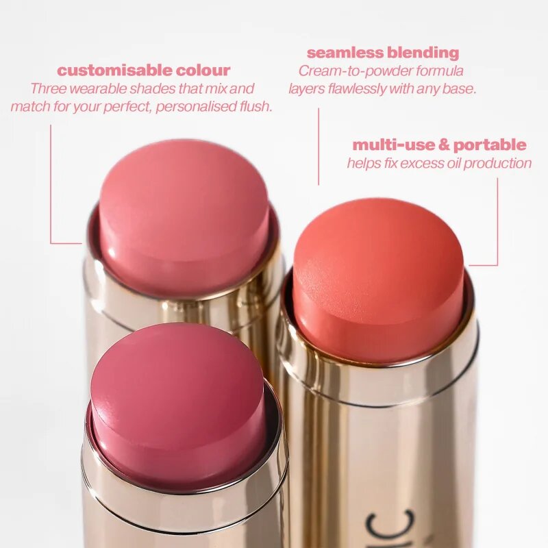 ICONIC London Blurring Blush Stick матов кремообразен руж цвят Daiquiri 6 бр.